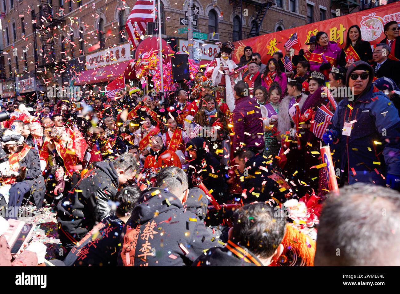 February 25, 2024, New York, New York, USA NEW) Chinese Lunar New Year