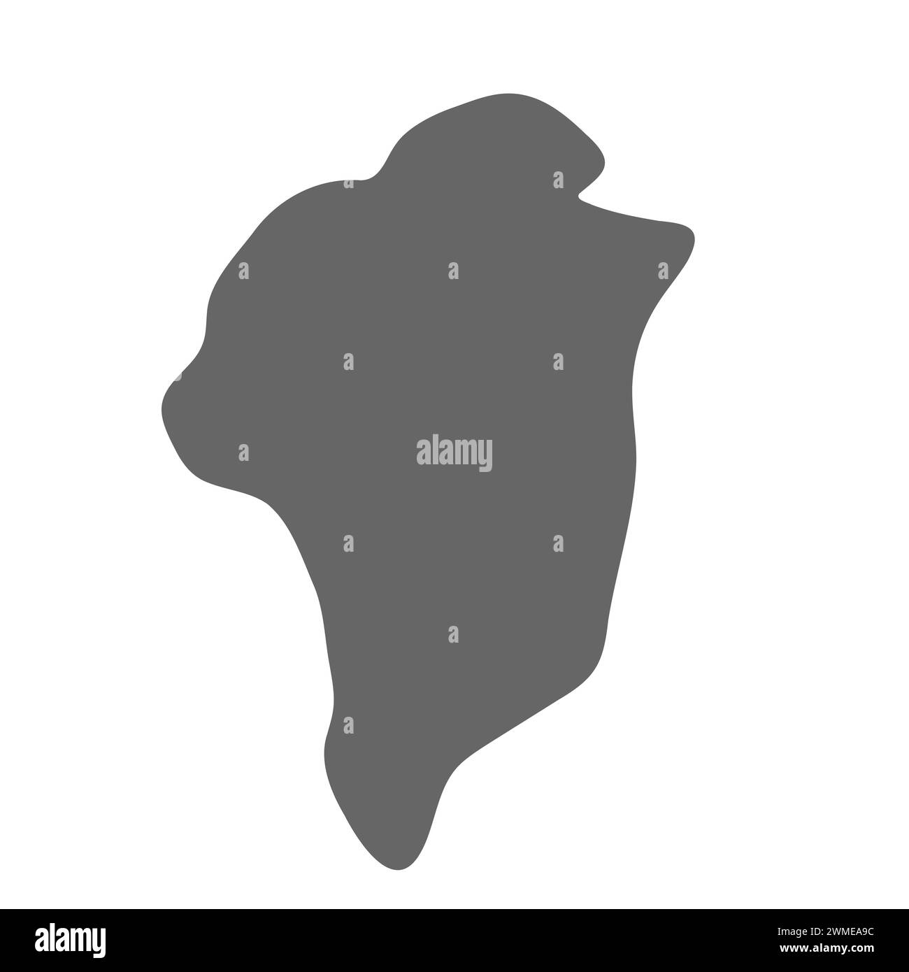 Greenland black outline and colored country silhouettes in three ...