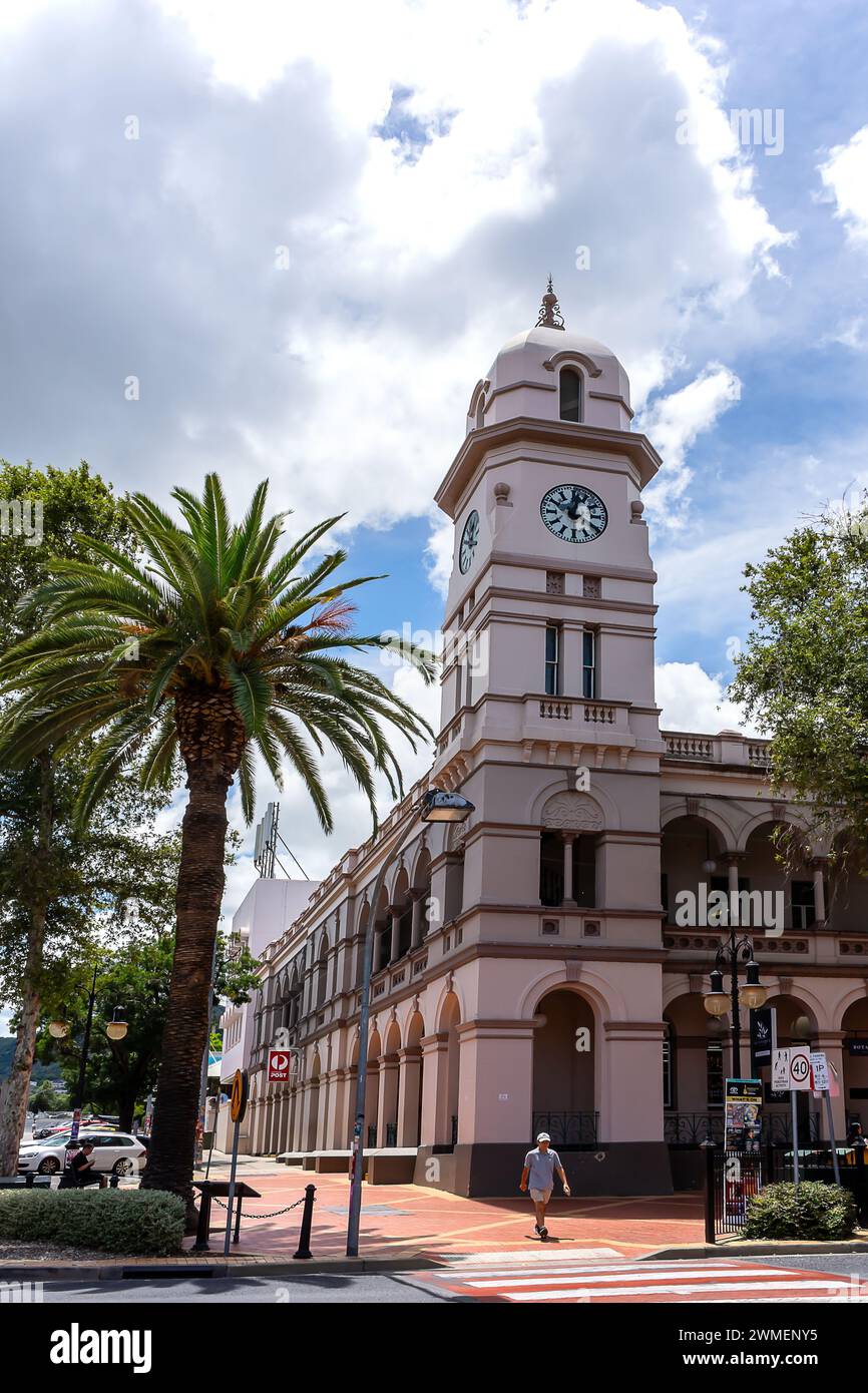 Tamworth Post Offuce Australia, a Victorian Italianate building built in 1886. Stock Photo
