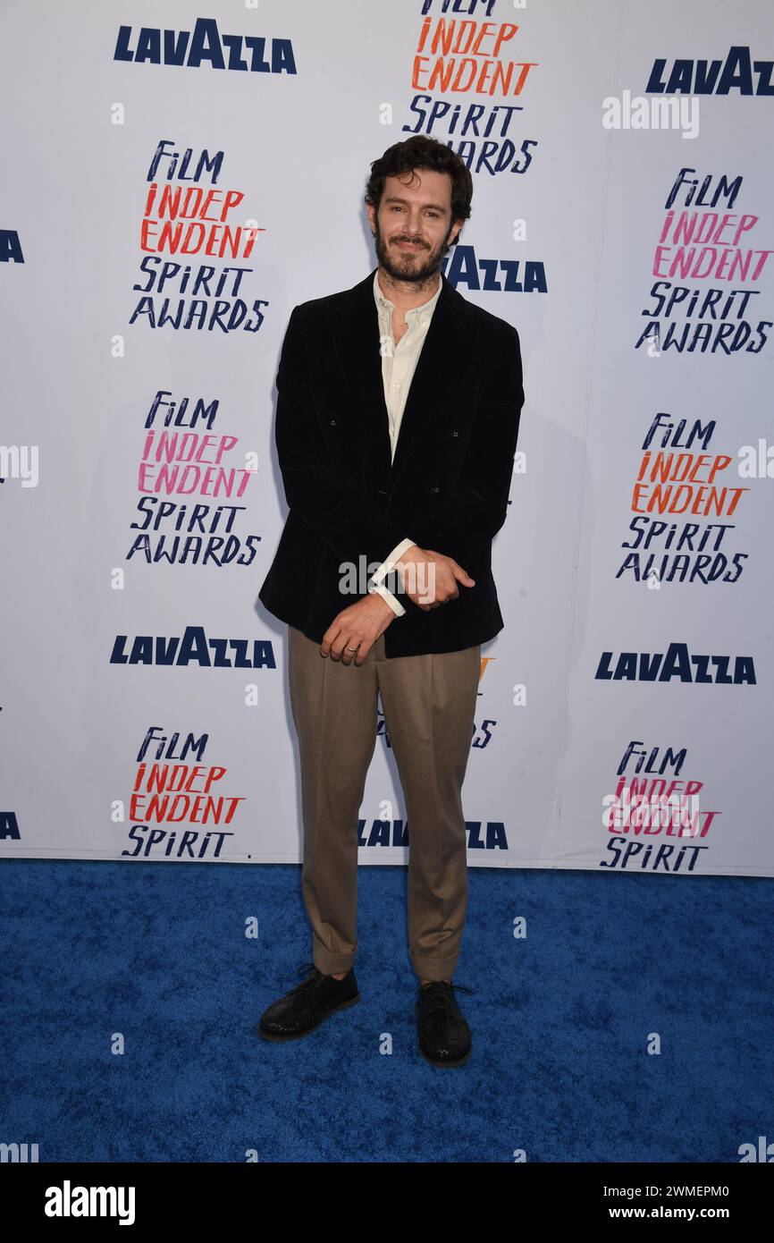 Adam Brody arrives for the Film Independent Spirit Awards 39th annual