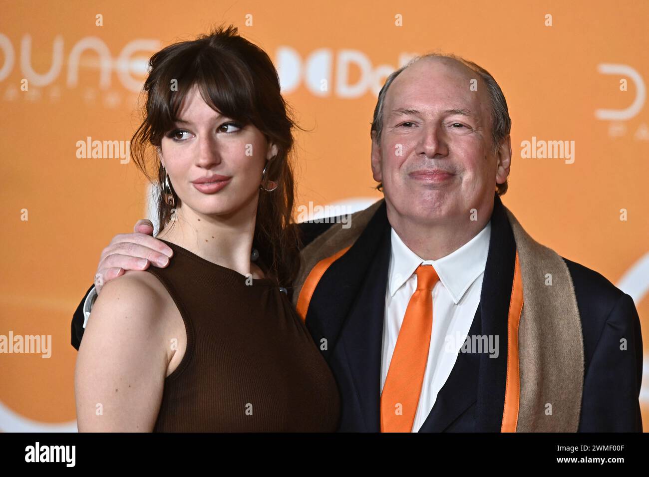 Dina De Luca and Hans Zimmer Stock Photo