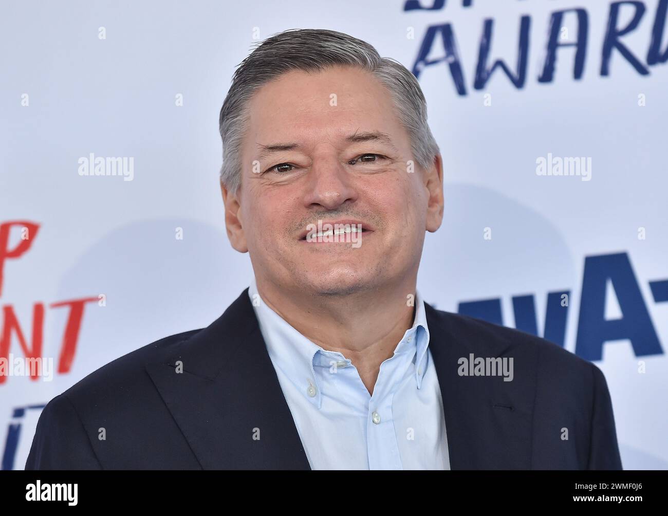 Ted Sarandos arriving to the 2024 Film Independent Spirit Awards at the
