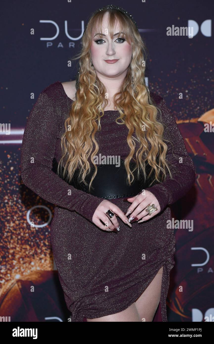 New York, USA. 25th Feb, 2024. Brittany Broski attends the New York