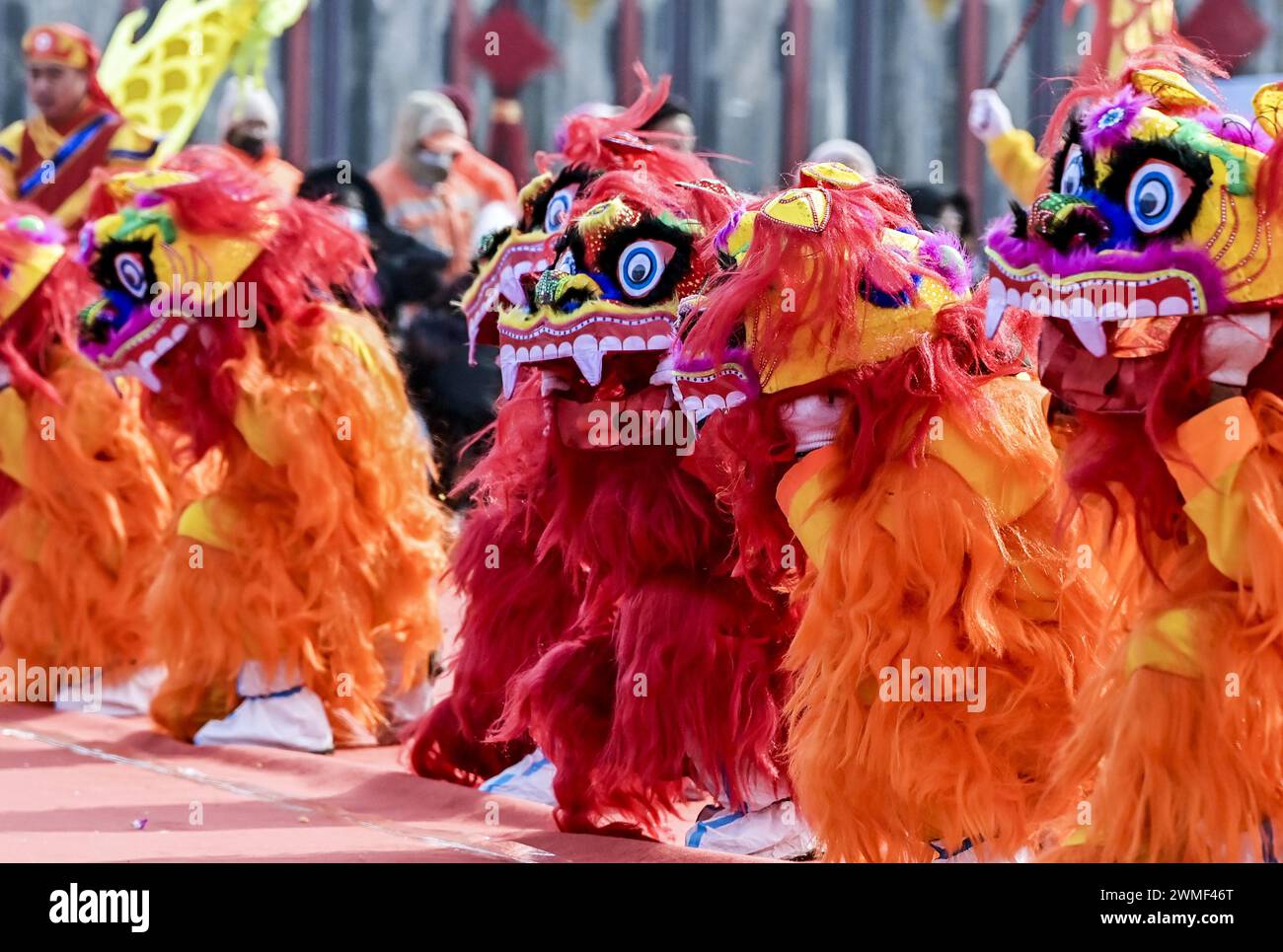 **CHINESE MAINLAND, HONG KONG, MACAU AND TAIWAN OUT** Actors perform