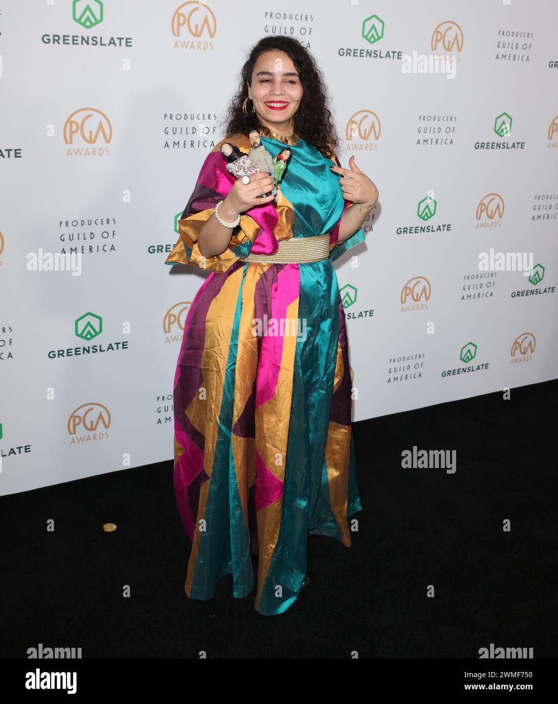 Hollywood, USA. 25th Feb, 2024. Asma Abulyazeid arrives at The 35 ...