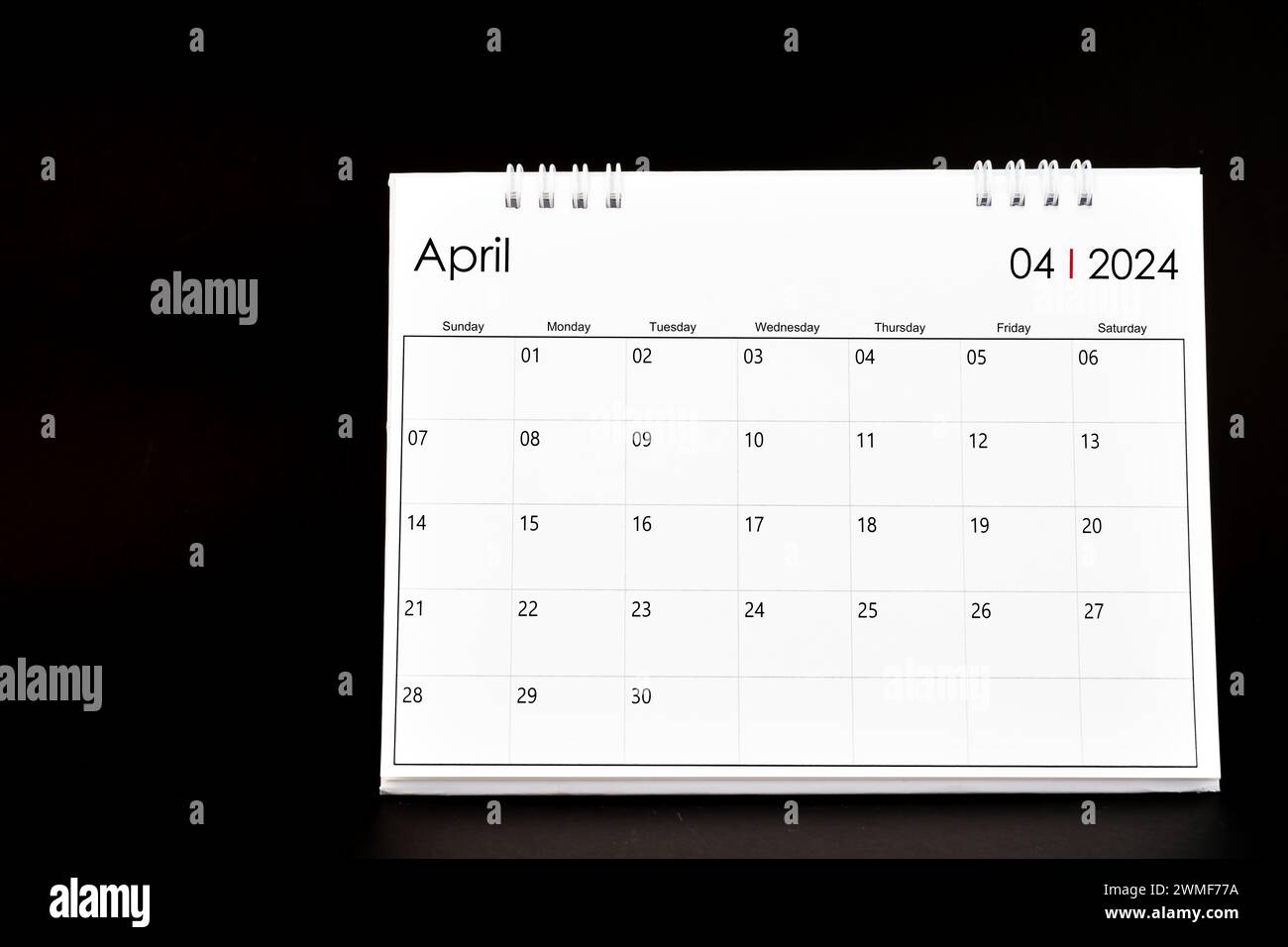 2024 desk calendar design hi-res stock photography and images - Alamy