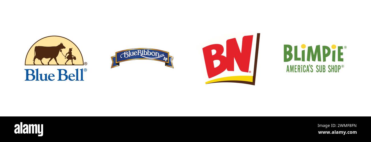 Blue bell ice cream Stock Vector Images Alamy