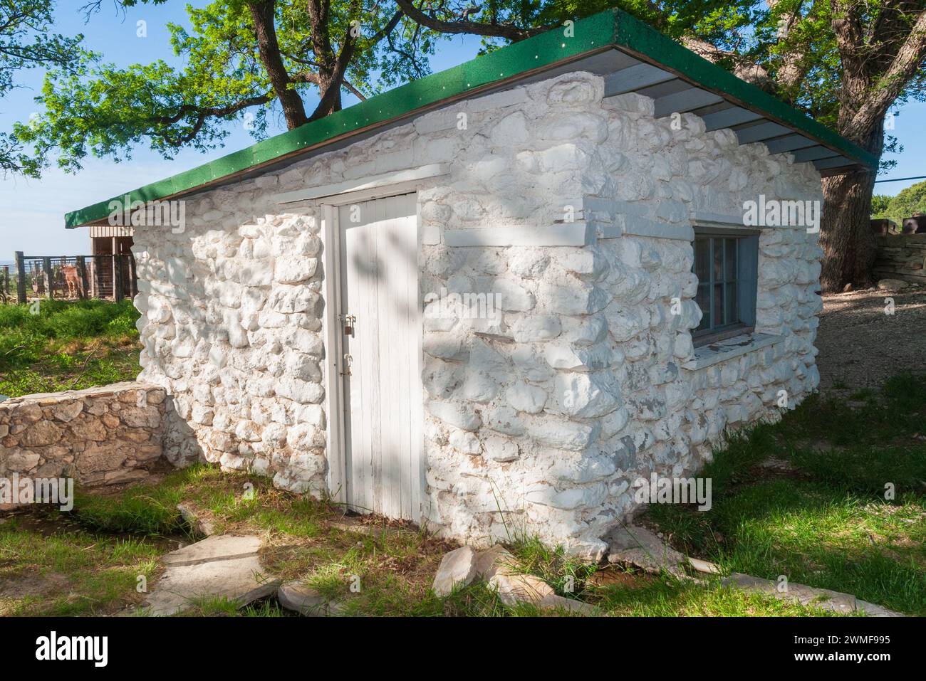 Texas Ranch Museum Frijole Ranch Museum at Guadalupe Mountains National Park in Western ...