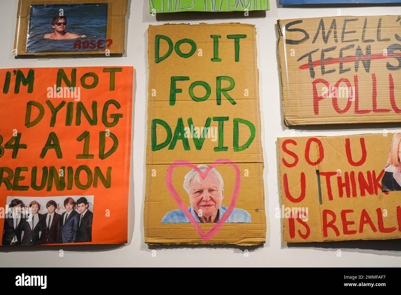 Climate Action Protest Signs Stock Photo - Alamy