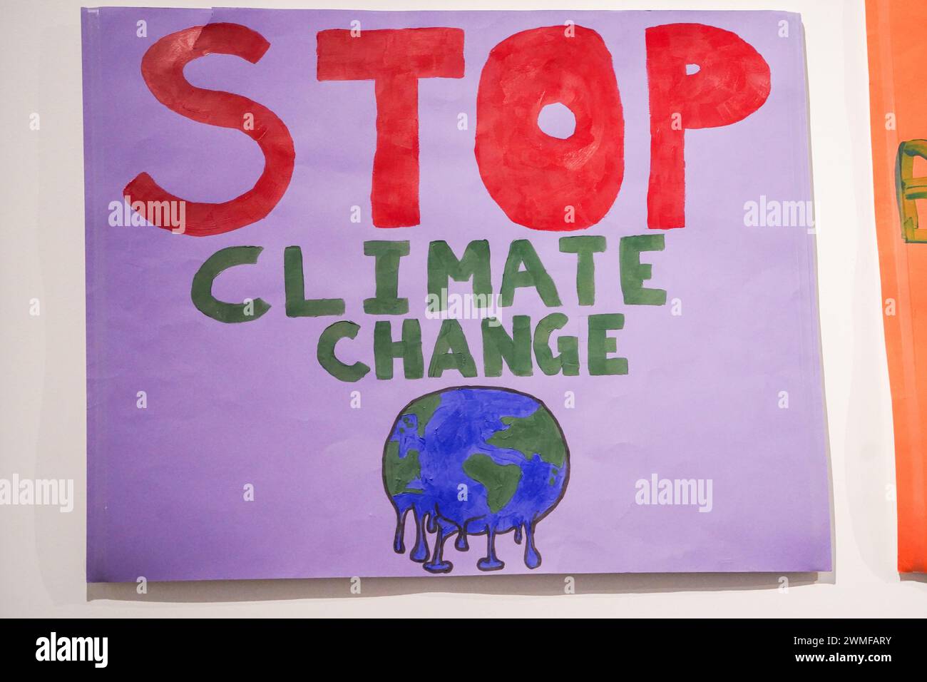 Climate Action Protest Signs Stock Photo - Alamy