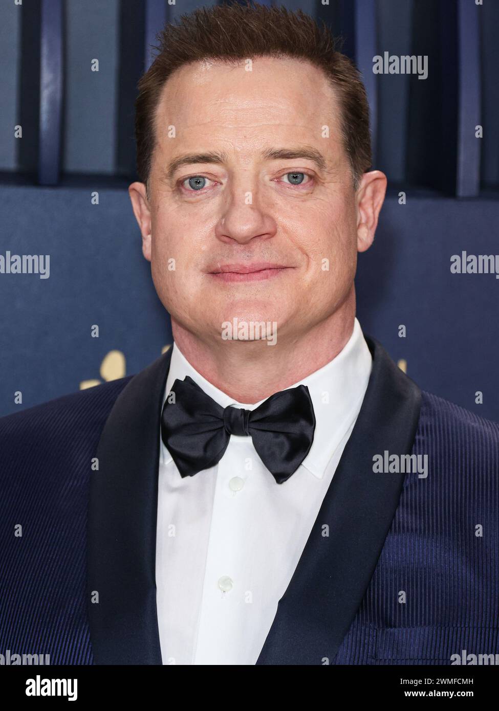 LOS ANGELES, CALIFORNIA, USA - FEBRUARY 24: Brendan Fraser arrives at the 30th Annual Screen Actors Guild Awards held at the Shrine Auditorium and Expo Hall on February 24, 2024 in Los Angeles, California, United States. (Photo by Xavier Collin/Image Press Agency) Stock Photo
