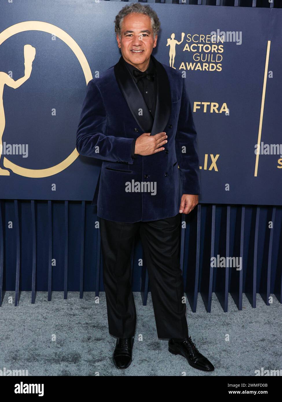 LOS ANGELES, CALIFORNIA, USA - FEBRUARY 24: John Ortiz arrives at the 30th Annual Screen Actors Guild Awards held at the Shrine Auditorium and Expo Hall on February 24, 2024 in Los Angeles, California, United States. (Photo by Xavier Collin/Image Press Agency) Stock Photo