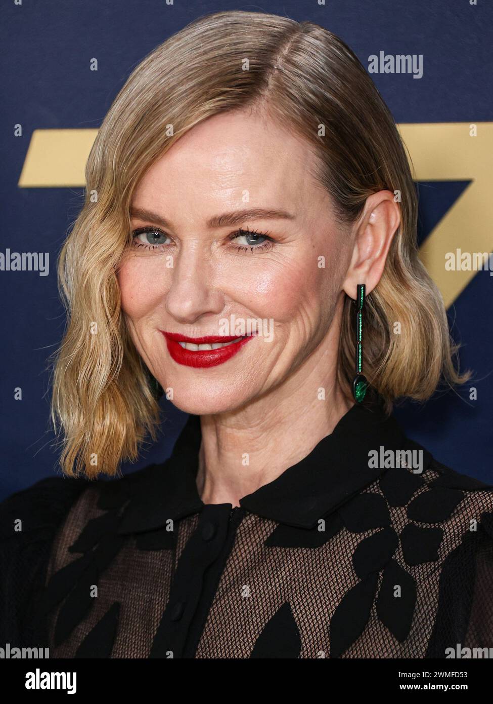 LOS ANGELES, CALIFORNIA, USA - FEBRUARY 24: Naomi Watts arrives at the 30th Annual Screen Actors Guild Awards held at the Shrine Auditorium and Expo Hall on February 24, 2024 in Los Angeles, California, United States. (Photo by Xavier Collin/Image Press Agency) Stock Photo