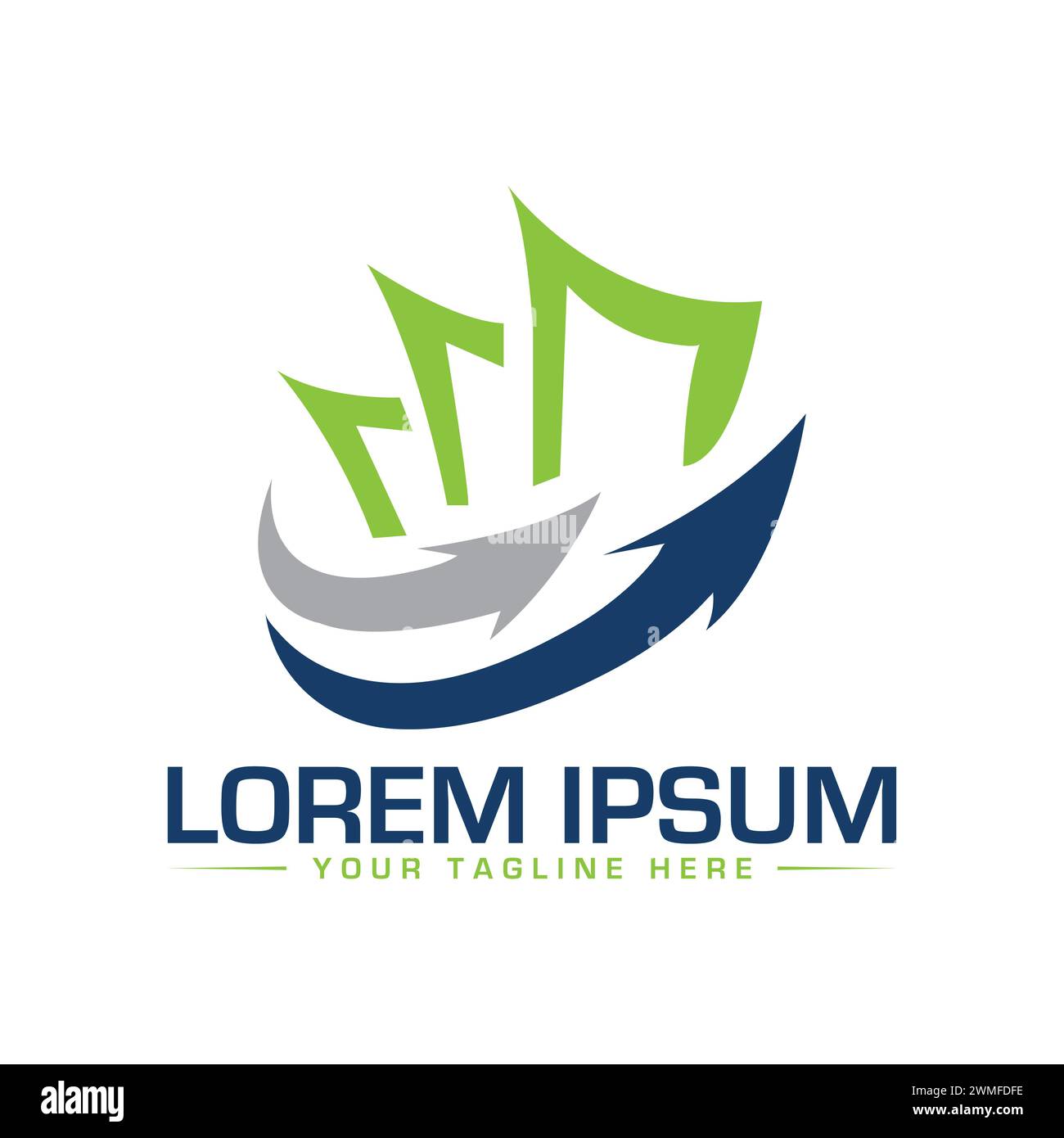 Finance Logo Design. Creative and Modern Finance Logo Design Stock