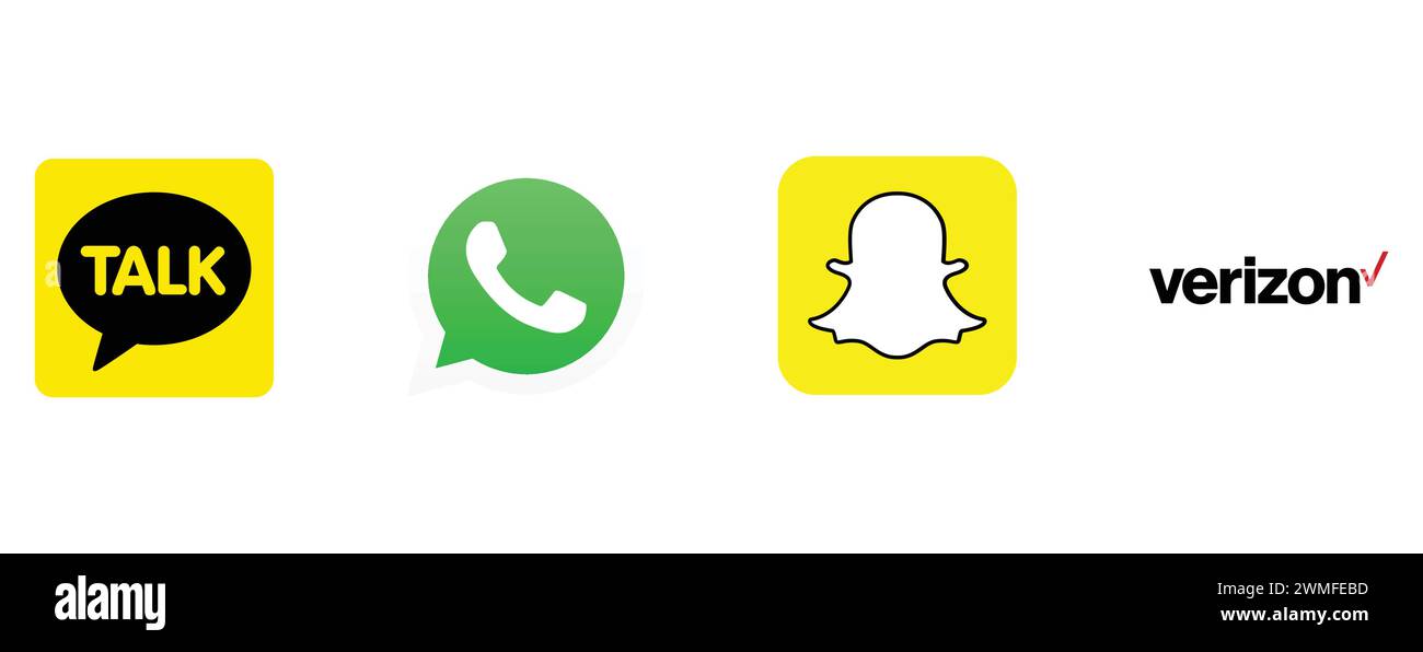 Snapchat logo symbol Stock Vector Images - Alamy
