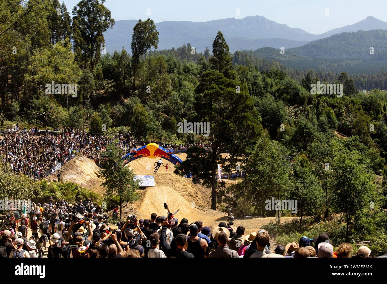 Maydena Bike Park in Tasmania hosted the firstever Red Bull Hardline