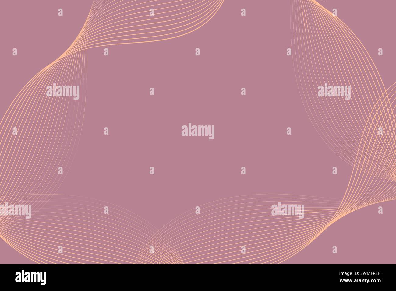Pink background with wavy lines running horizontally across the frame ...