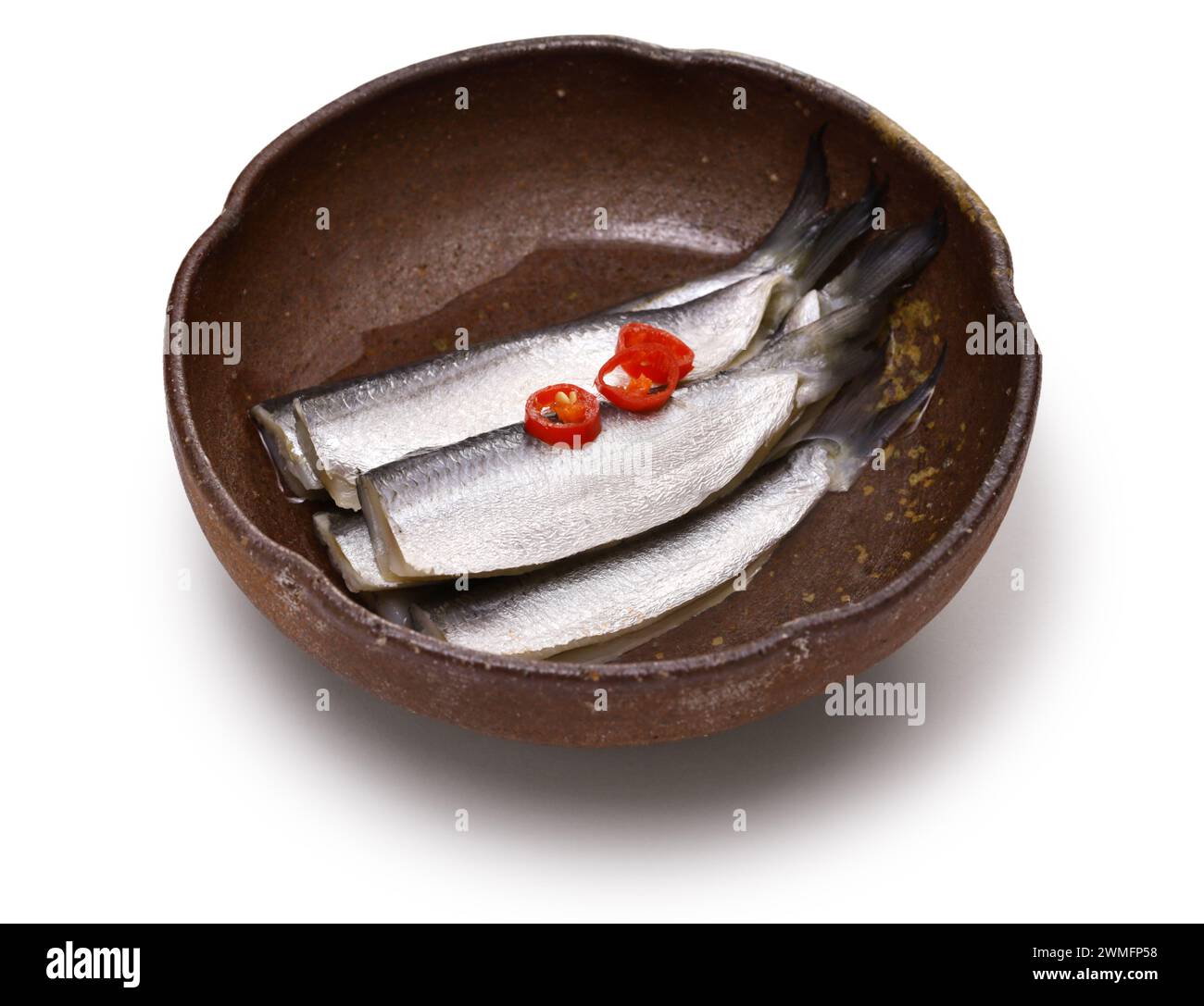 Pickled Scaled sardine (Japanese name is Sappa or Mamakari) in vinegar