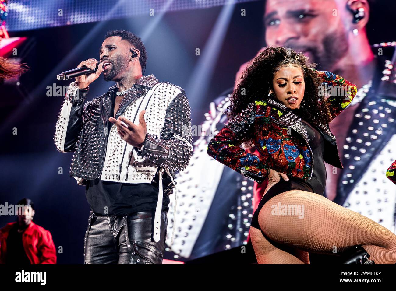 Copenhagen, Denmark. 25th Feb, 2024. The American singer, songwriter and dancer Jason Derulo performs a live concert at Royal Arena in Copenhagen. (Photo Credit: Gonzales Photo/Alamy Live News Stock Photo