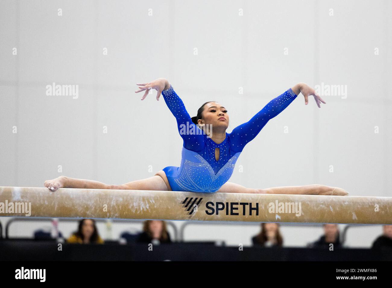February 24, 2024 Olympic gold medalist Suni Lee during the 2024 Winter Cup senior women