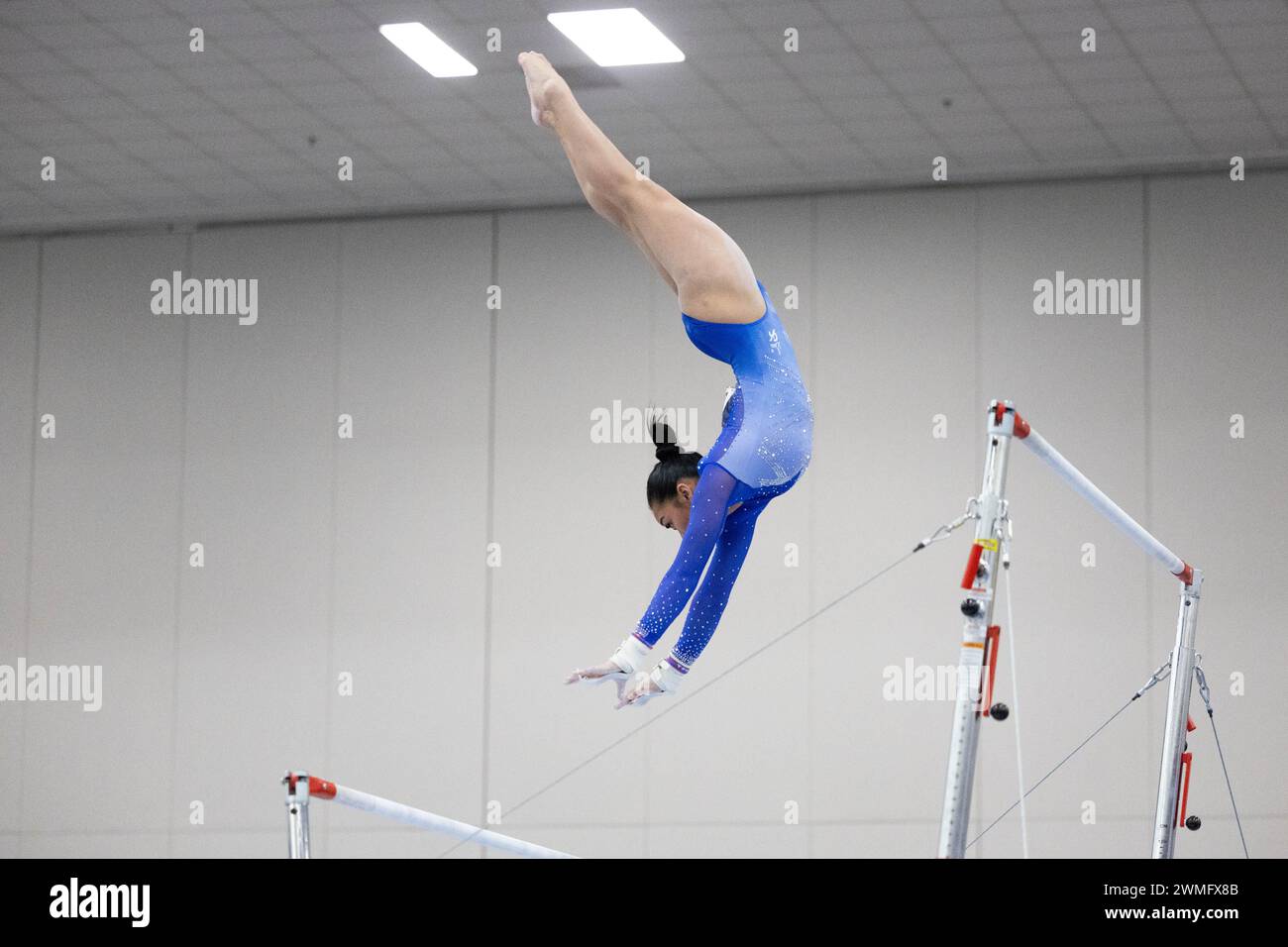 February 24, 2024 Olympic gold medalist Suni Lee during the 2024 Winter Cup senior women