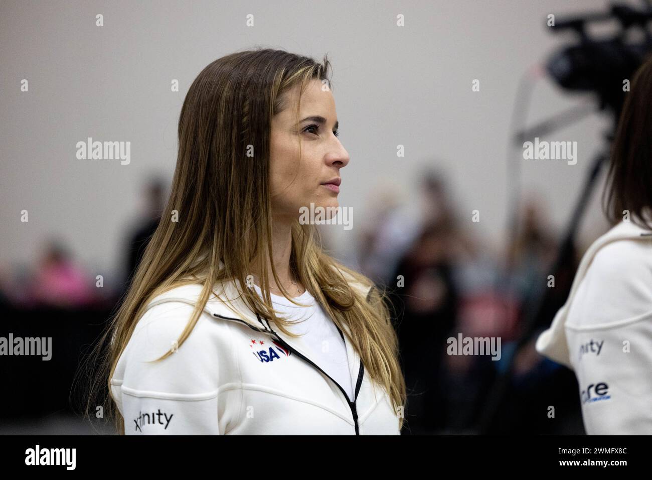 U.S. 24th Feb, 2024. gymnastics strategic lead Alicia Sacramone Quinn