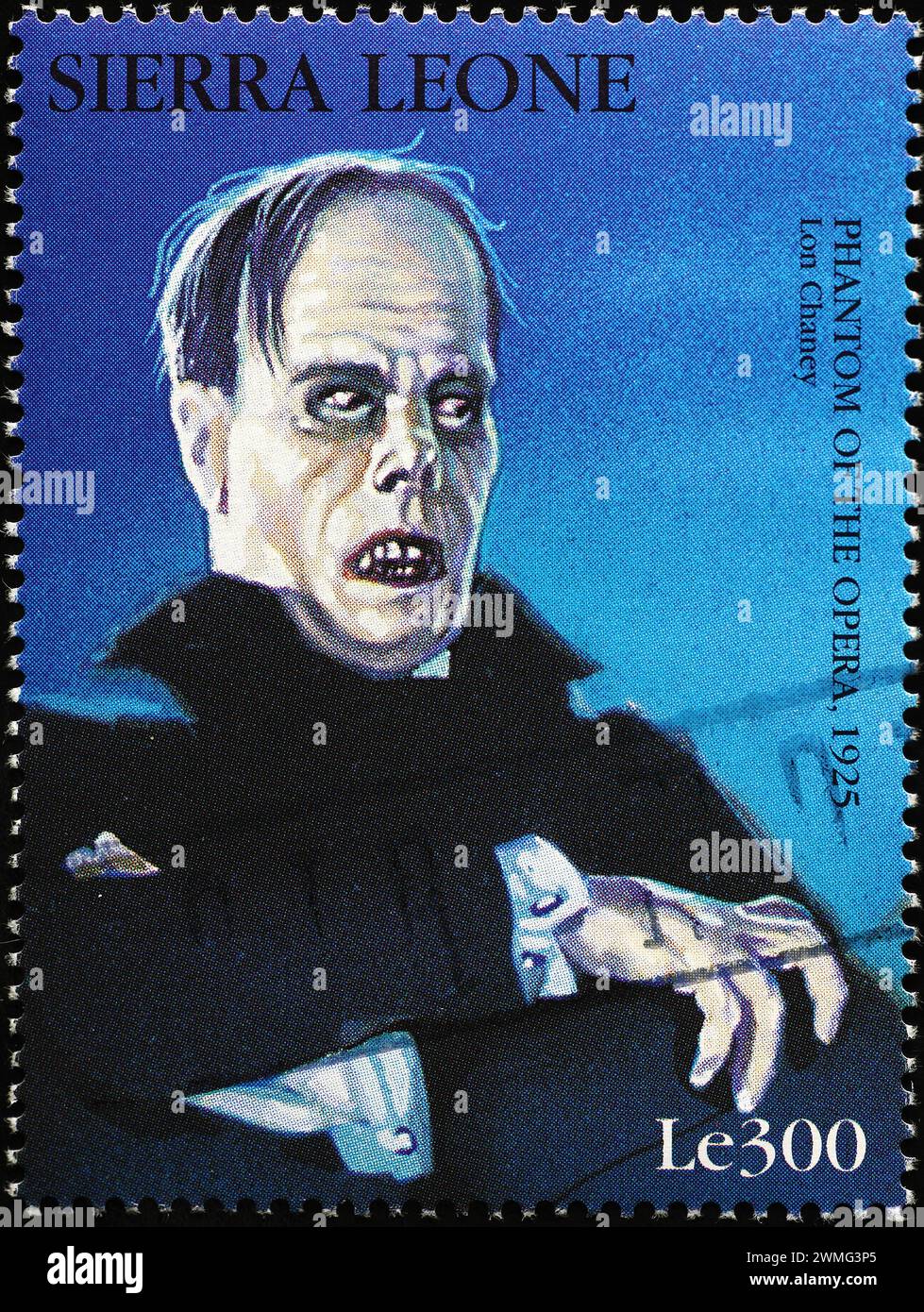 Movie 'Phantom of the Opera' on postage stamp Stock Photo