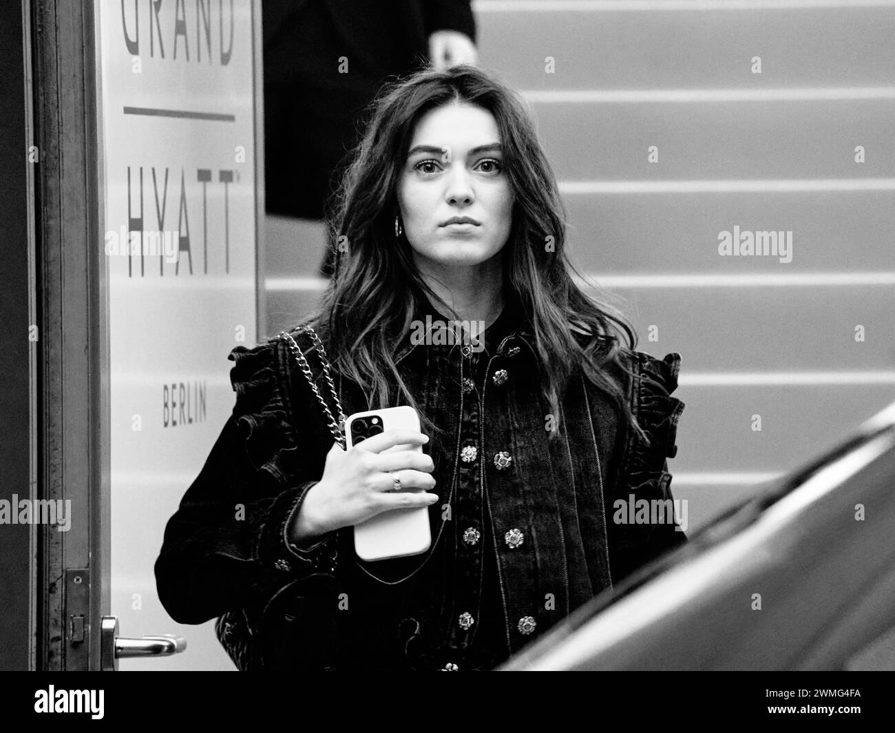 Actress annamaria vartolomei at berlinale 2024 hi-res stock photography ...