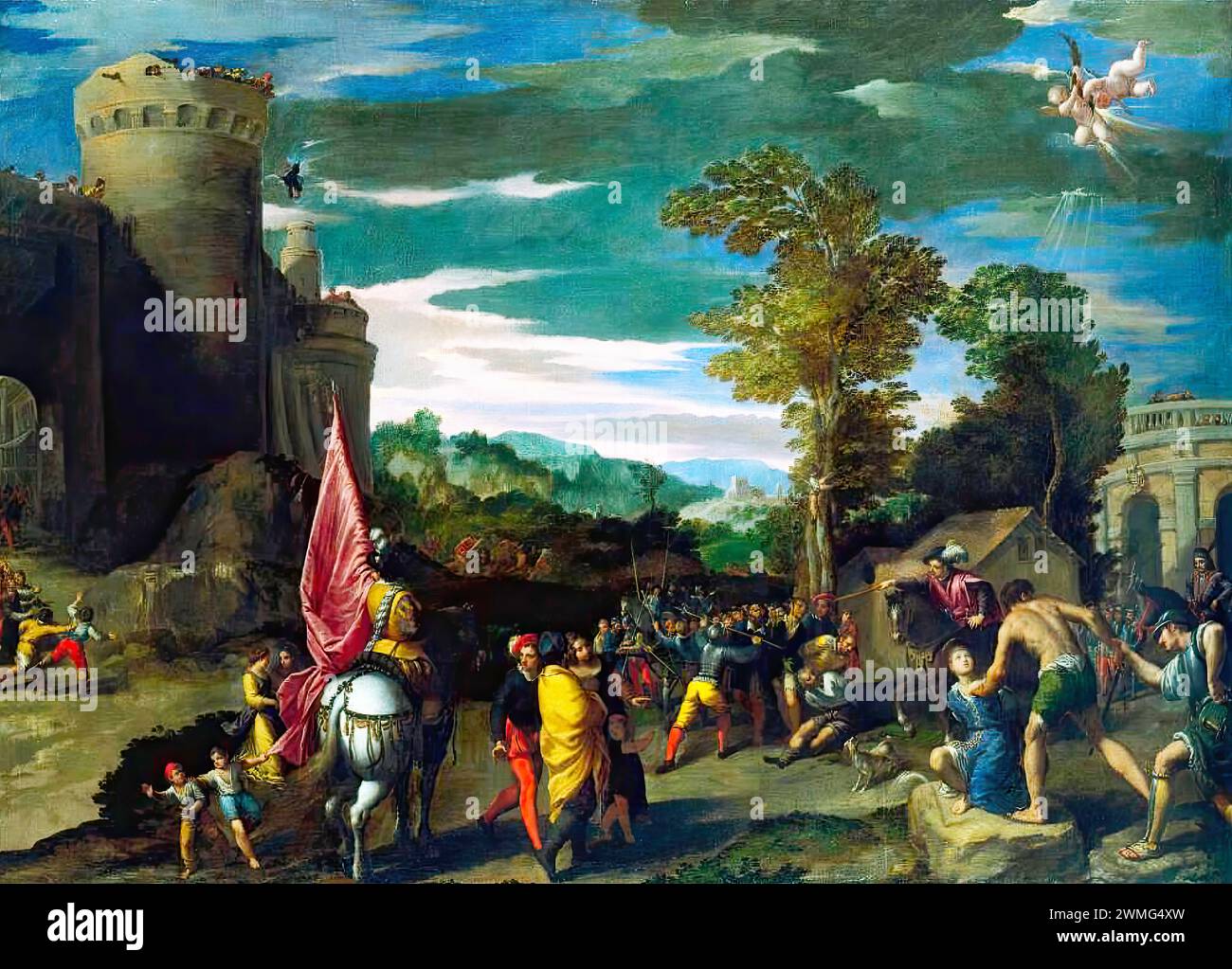 Scarsella Ippolito Martyrdom of Saint Venantius of Camerino Stock