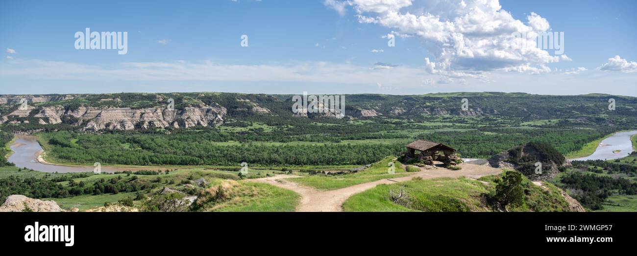 Oxbow Overlook, North Unit, Theodore Roosevelt National Park, North