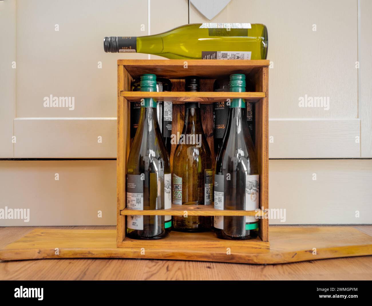 Cardiff Mid Wales United Kingdom 26 February 2024 Wooden Case