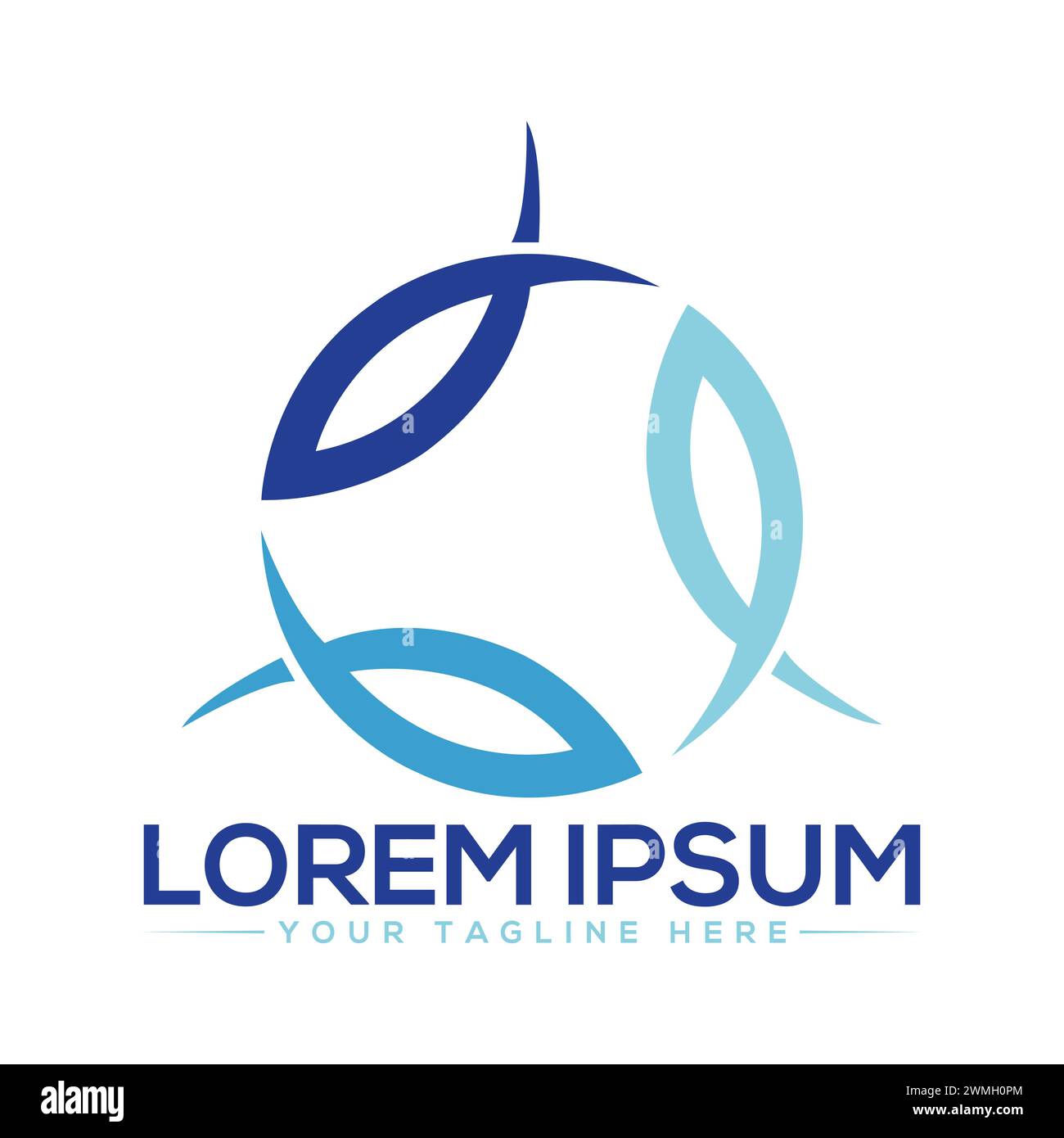 Fish Logo Design. Creative and Professional Fish Logo Design. Stock Vector