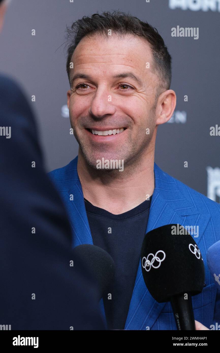 Laureus Academy Member Alessandro del Piero poses with The Laureus