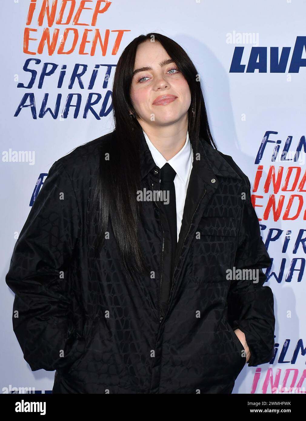 Billie Eilish attends the 2024 Film Independent Spirit Awards on