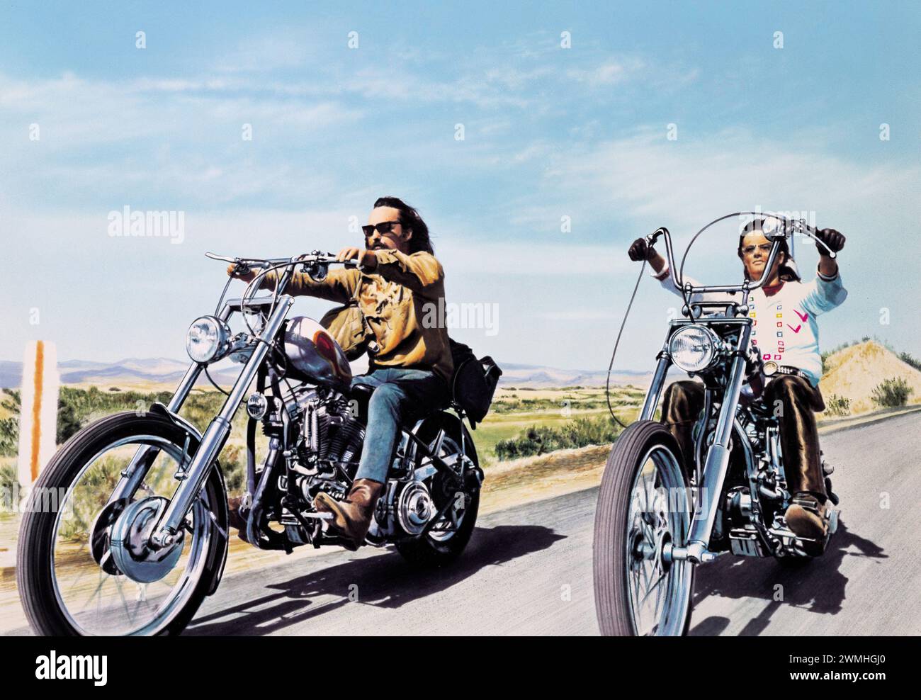 Easy Rider Dennis Hopper Peter Fonda Stock Photo Alamy