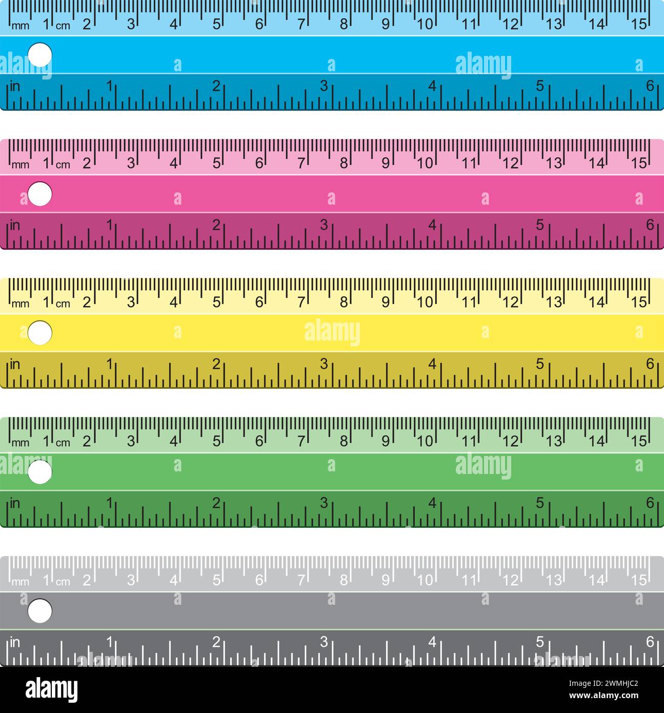Inches vector vectors Stock Vector Images - Alamy
