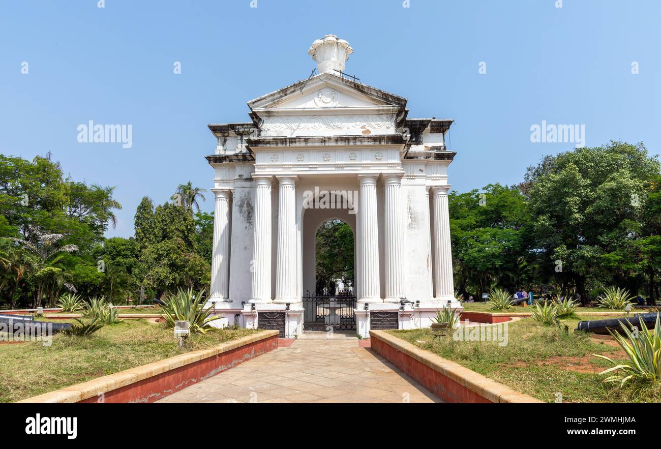 Bharathi Park White Town Pondicherry India Stock Photo