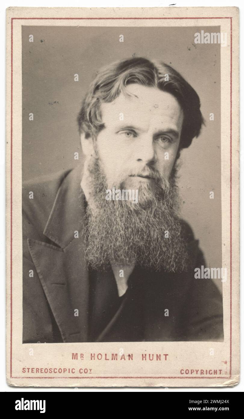 William Holman Hunt, 1865 Stock Photo