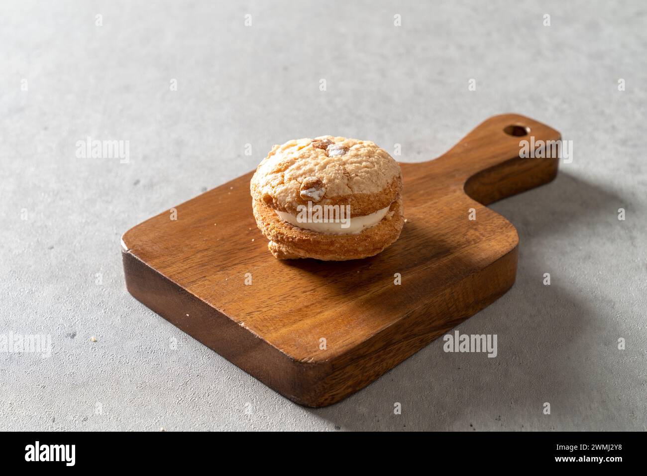 Chocolate dacquoise, chocolate, dacquoise, cheese, walnuts, salt, salt