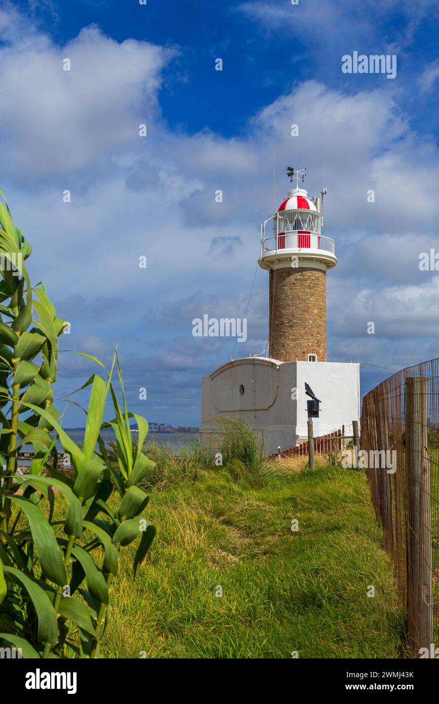 Punta Brava Lighthouse, Montevideo, Uruguay, South America Stock Photo