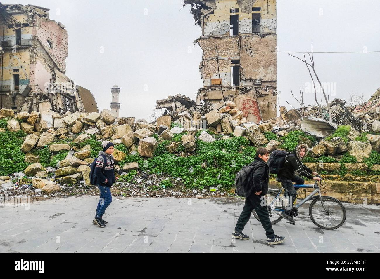 Syria, Aleppo, daily life Stock Photo