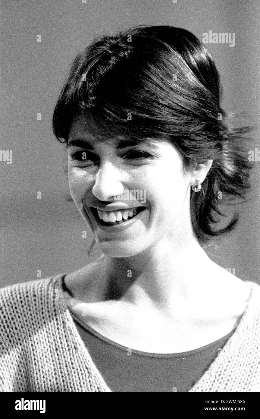 Milan Italy 20/03/1996: Giorgia, Italian singer,during the television