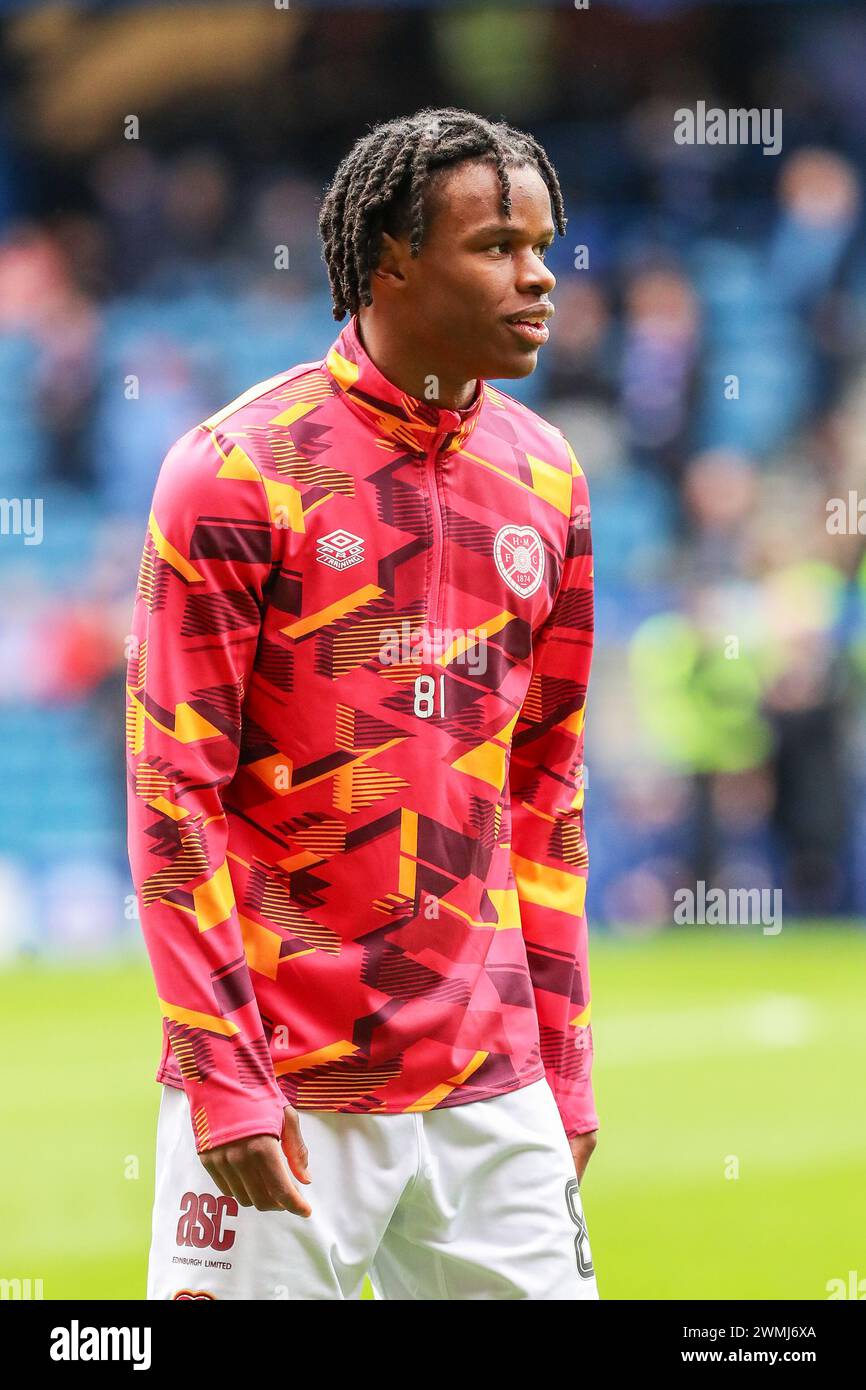 DEXTER LEMBIKISA, professional football player, playing for Heart of