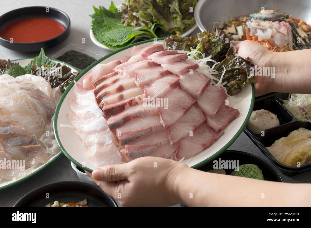 Sashimi japanese rockfish hi-res stock photography and images - Alamy