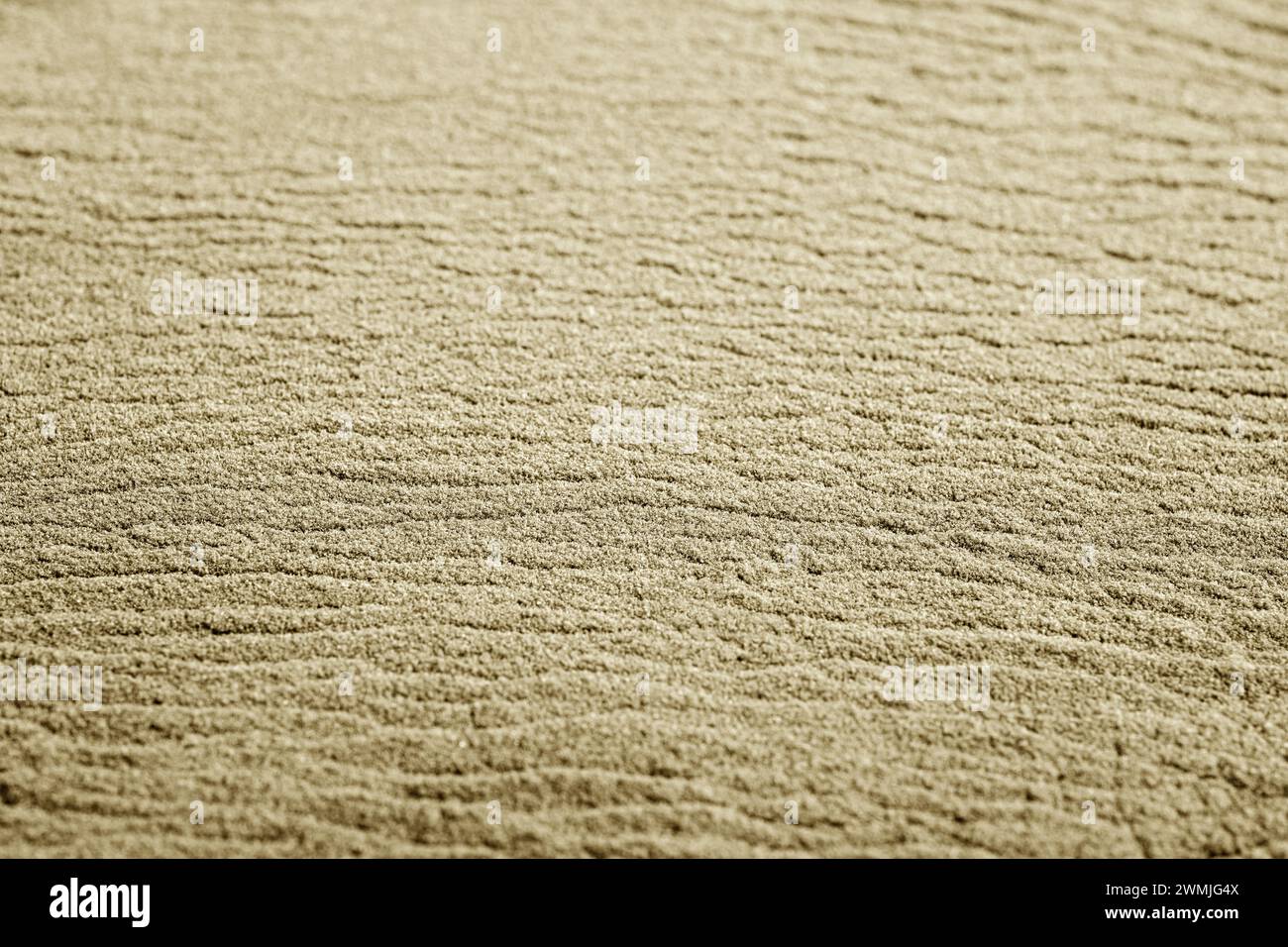 Sand, building material or sand on the beach Stock Photo