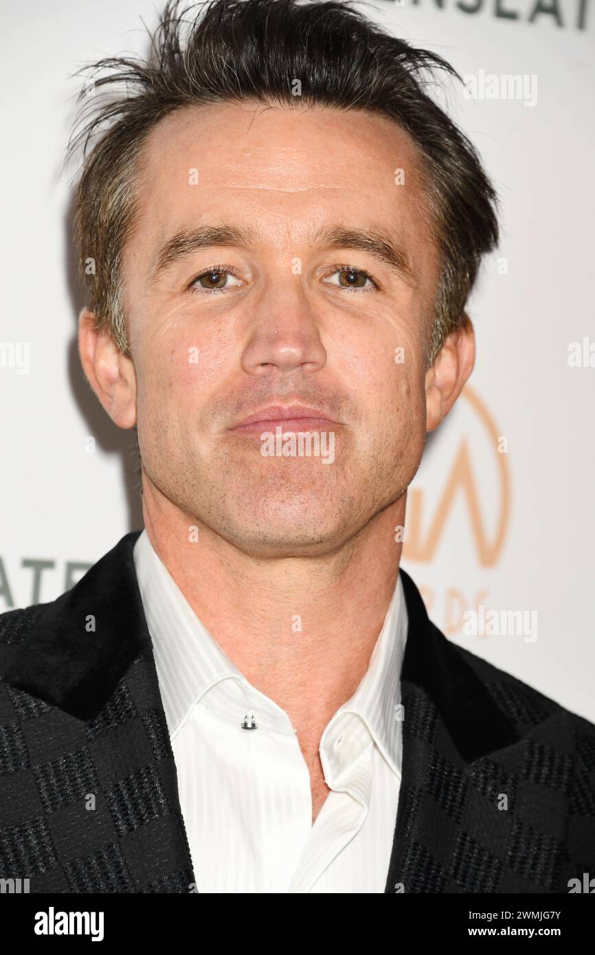 Hollywood, California, USA. 25th Feb, 2024. Rob McElhenney attends the