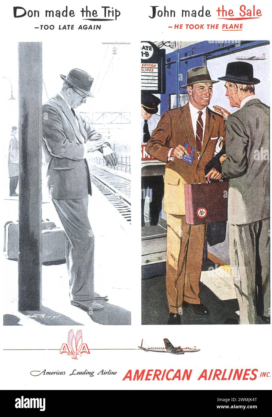 American airlines ads Cut Out Stock Images & Pictures Alamy