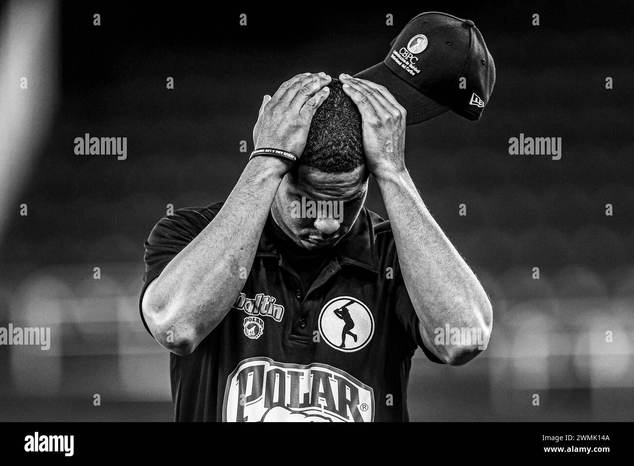 MIAMI, FLORIDA - FEBRUARY 2: Ampayer of Cenfederacion Beisbol de Caribe