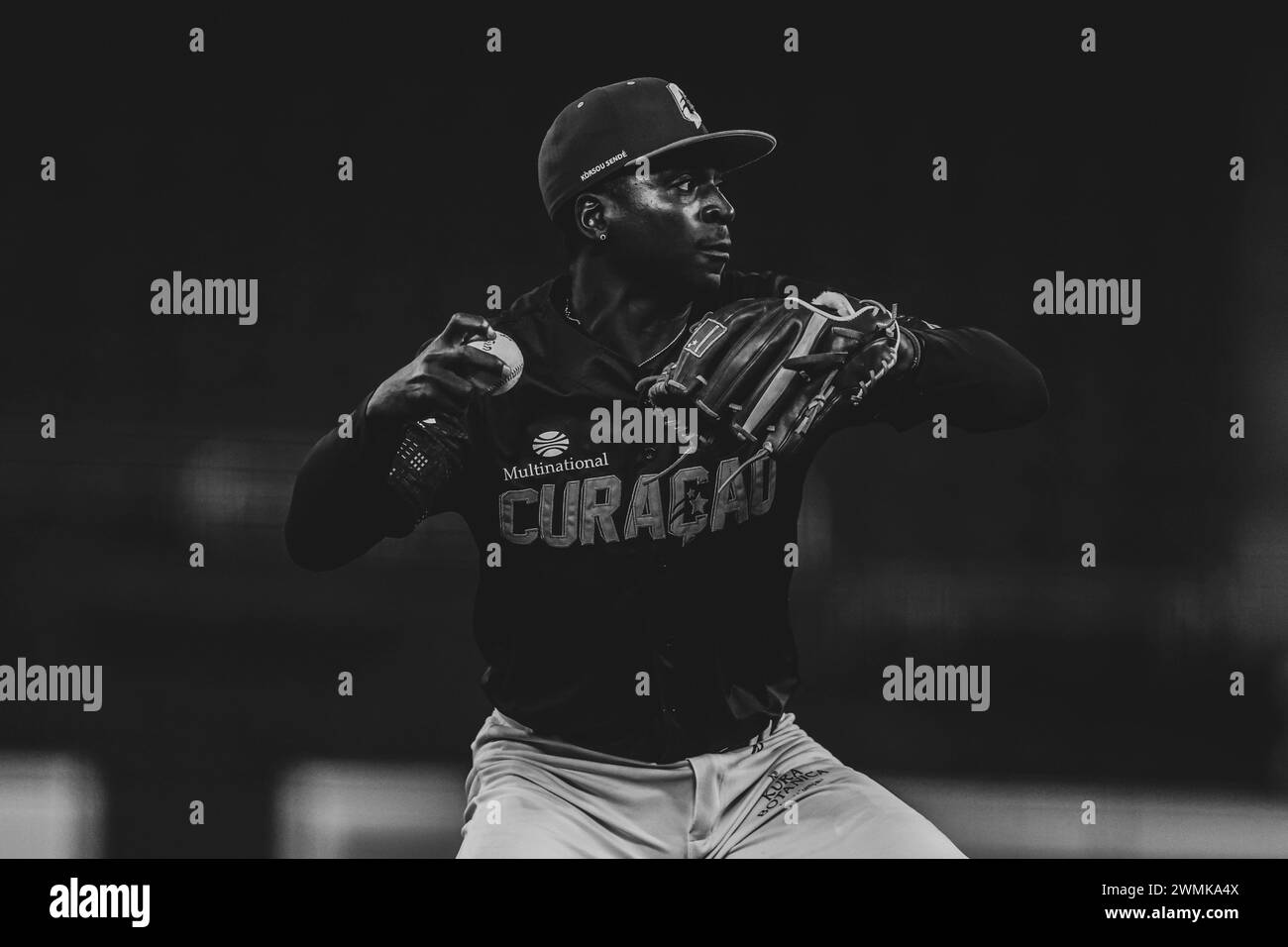 MIAMI, FLORIDA - FEBRUARY 2: Curacao , during a game between Panama and