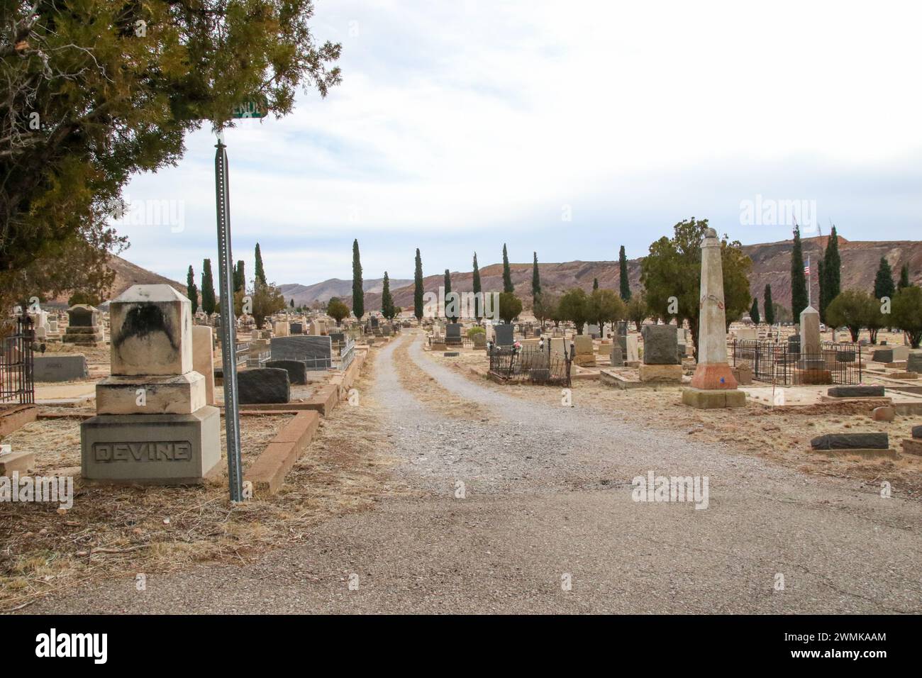 Evergreen Cemetery, Bisbee, Arizona Stock Photo Alamy